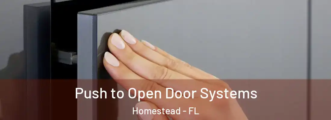  Push to Open Door Systems Homestead - FL